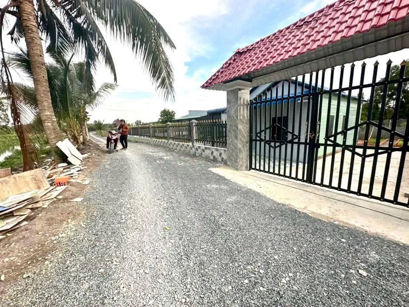 Bán nhà vườn view sông 226m2 có 200m2 thổ cư, Thạnh Hòa, Bến Lức, Long An