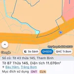 Bán đất 11070m² mặt tiền 70m Bầu Hàm Trảng Bom 550 triệu - Ảnh thu nhỏ 1