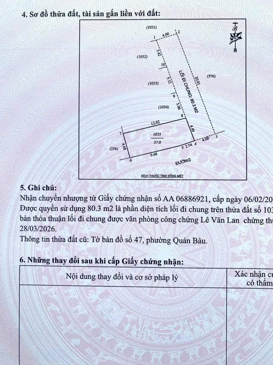 Bán đất 57m2 mặt tiền Quán Bàu 1,9 tỷ - Ảnh thu nhỏ 2