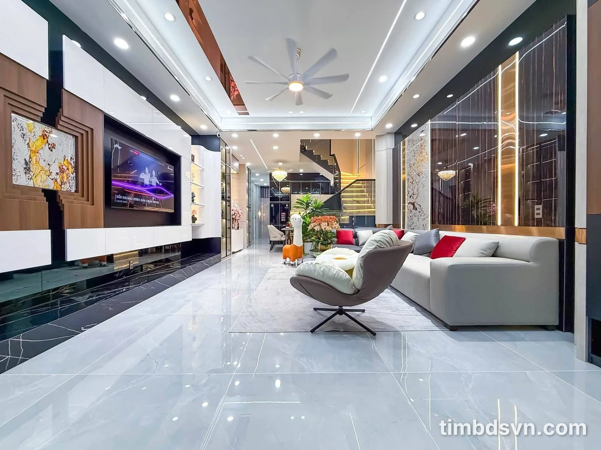 Bán nhà 3 tầng HXH 2m full nội thất, 4PN, 80m², 6 tỷ 680 triệu, Bình Chánh - Ảnh thu nhỏ 3
