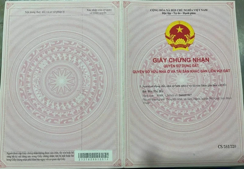 Bán mặt tiền 5 lô đất 3.571 m2 Võ Văn Kiệt Phú Quý