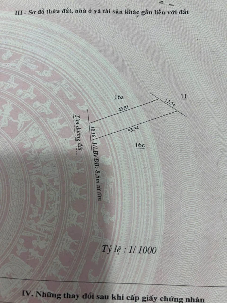 Bán đất Nhựa Chùa Miên 530m² giá 2 tỷ Hóc Môn - Ảnh thu nhỏ 3