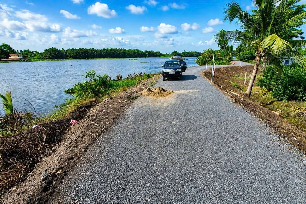 Bán đất vườn 690m² view sông Vàm Cỏ Đông Thạnh Lợi - Ảnh thu nhỏ 2