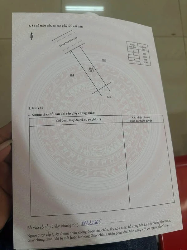 Bán nhà 2PN + sân đỗ xe tại Chơn Thành, diện tích 168m²