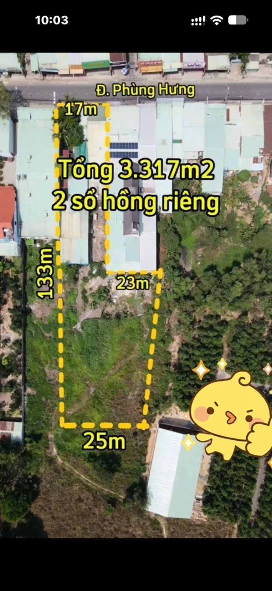 Bán đất mặt tiền An Phước 3.317m2, giá 2 tỷ - Ảnh 1