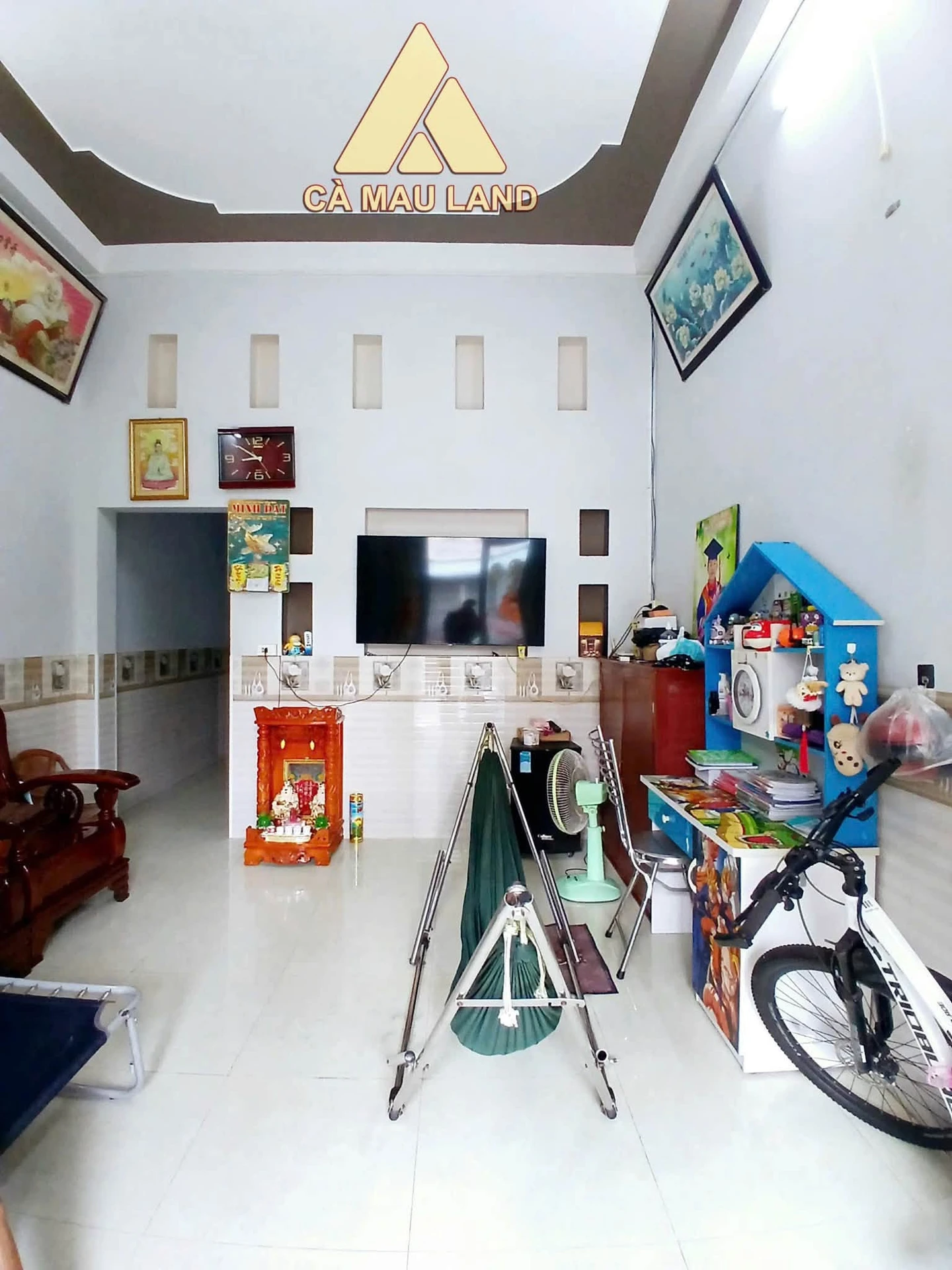 Bán nhà 1 lầu 4 phòng ngủ 60 m² Phường 4 Cà Mau - Ảnh 1