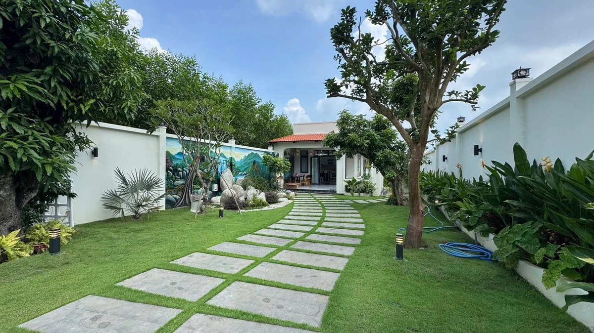 Bán nhà vườn 465m² view lúa Đất Đỏ 4,35 tỷ - Ảnh 1