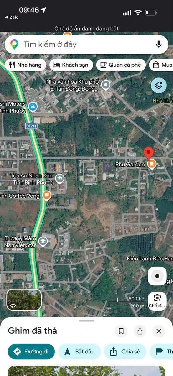 Bán đất 220,5m² Đông Xoài, Bình Dương 550 triệu - Ảnh 1