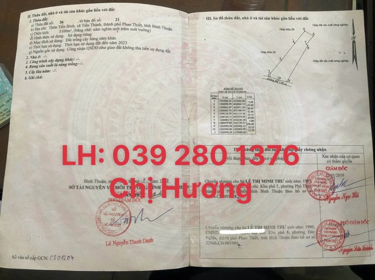 Bán đất 5.100m² mặt tiền đường Trương Văn Ly, Tiến Thành, Lâm Đồng giá 8 tỷ - Ảnh thu nhỏ 4