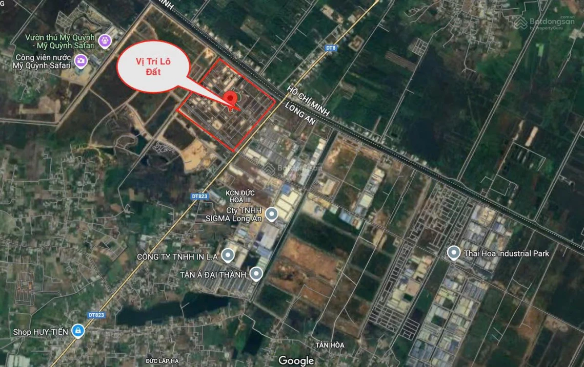 Lô đất mặt ngoài ngay cổng vào, cạnh công viên, khu dân cư Daresco Đức Hoà, 140m2, thương lượng - Ảnh thu nhỏ 4