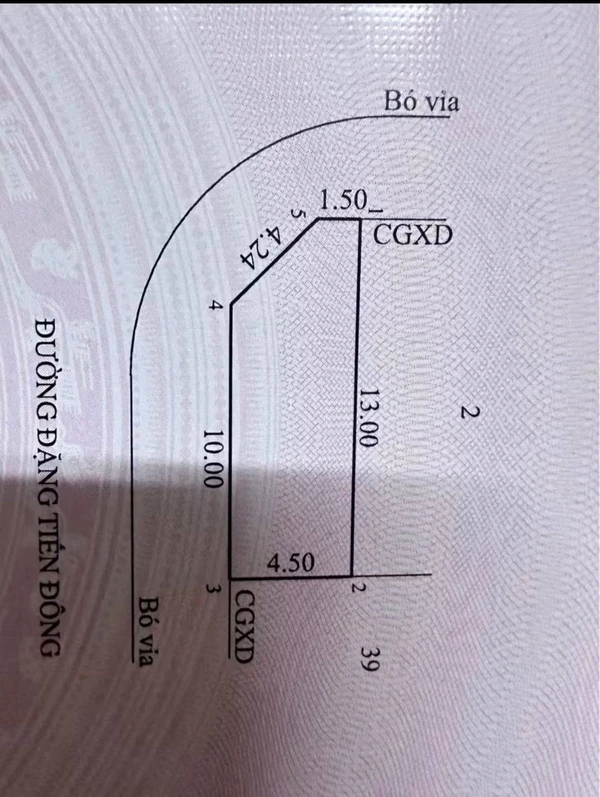 Bán lô góc 54m2 mặt tiền 12m Lê Thanh Nghị, Quy Nhơn