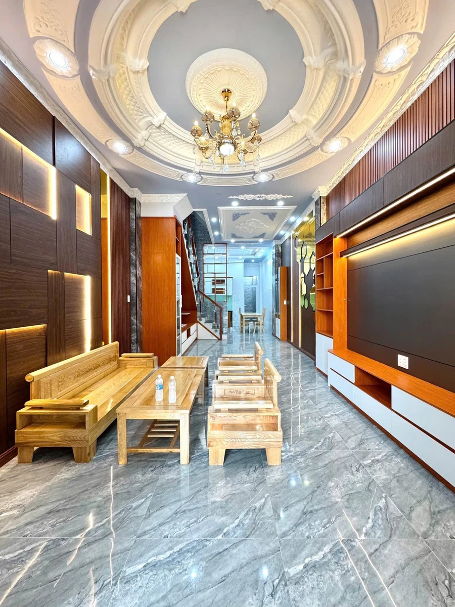 Bán nhà tân cổ điển 5PN 92m² gần chợ Long Thượng, Tây Ninh - Ảnh thu nhỏ 4