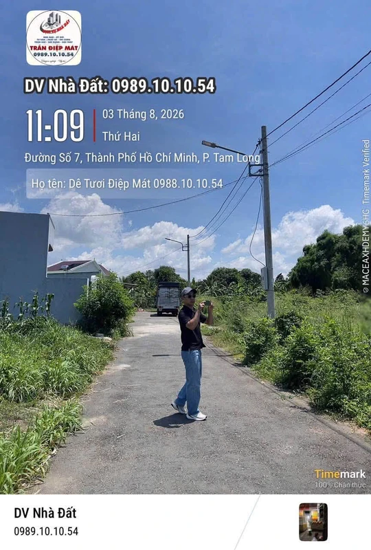 Bán đất 120m² Phường Tam Long, Bà Rịa - Vũng Tàu