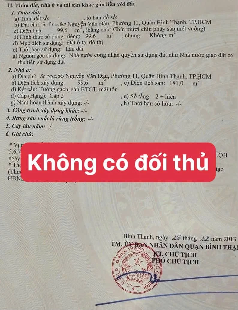 Bán nhà 2 tầng 100m² 3PN Bình Thạnh 7 tỷ - Ảnh 1