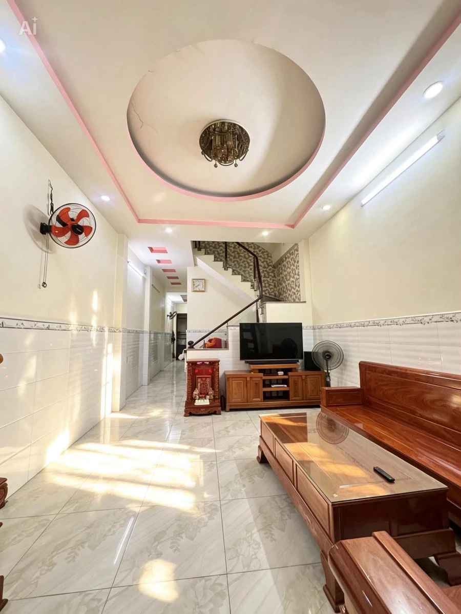 Bán nhà mặt tiền Nguyễn Thị Kiểu, Quận 12, 98m2, 1 trệt 1 lầu 4 phòng ngủ - Ảnh thu nhỏ 3
