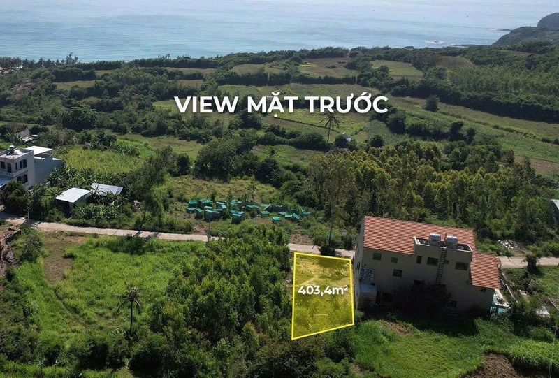 Bán đất biển Tuy An 403m² full thổ cư view biển