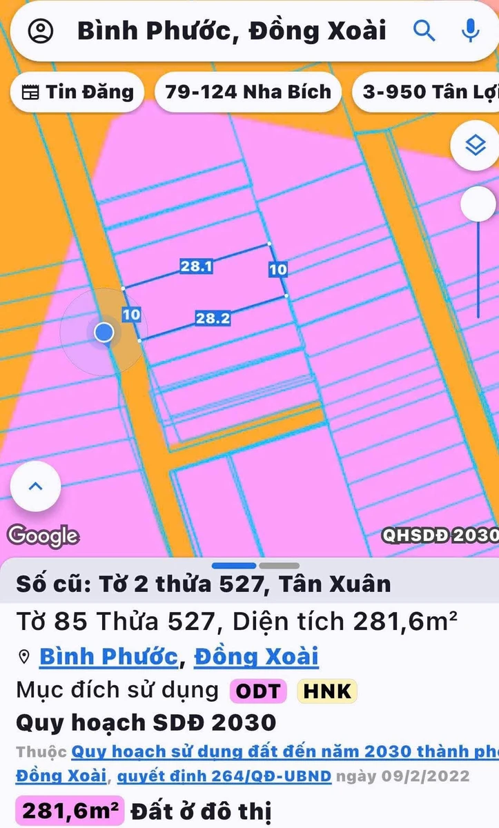 Bán đất Tân Xuân 280m², gần đường Nguyễn Huệ - Ảnh thu nhỏ 3