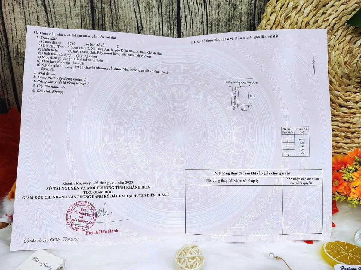 Bán lô đất góc 75,5m² toàn thổ cư ở Phú Ân Nam - Ảnh thu nhỏ 4