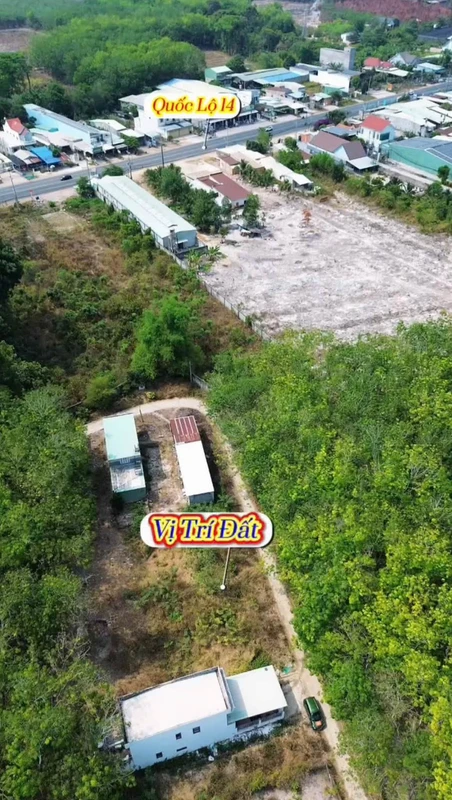 Bán đất 100m² mặt tiền QL14 Chơn Thành 620 triệu