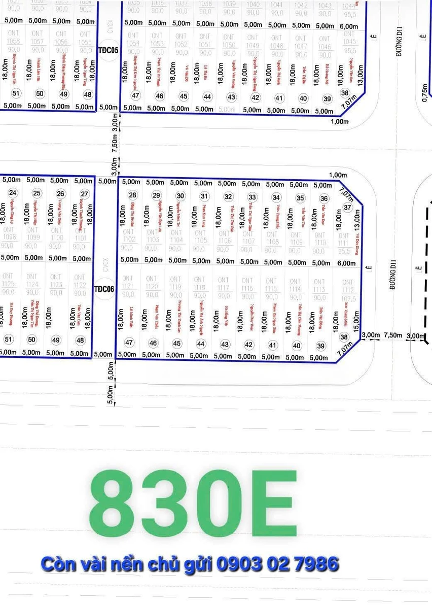 Bán nền 100m² đường D9, Thanh Phú, Bến Lức 3,4 tỷ - Ảnh thu nhỏ 3
