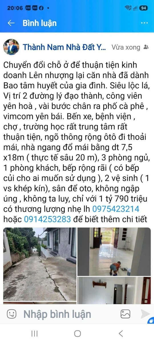 Bán nhà phố 3PN, 135m² ở Tân Bình, giá 1 tỷ 790 triệu - Ảnh 1