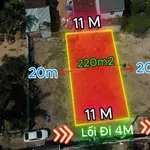 Đất ven Biển, Hòa Hiệp Bắc, Đông Hòa 11x20m 220m2 chỉ 1 tỷ 550 triệu (Không ngập, không bão) - Ảnh thu nhỏ 2