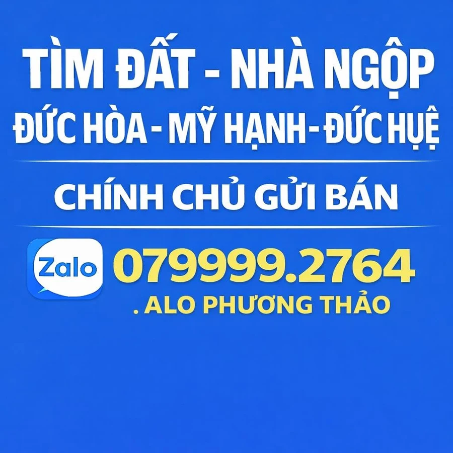 Bán đất thổ cư Đức Hoà Hạ 4x12 và 4.9x15 - Ảnh thu nhỏ 3