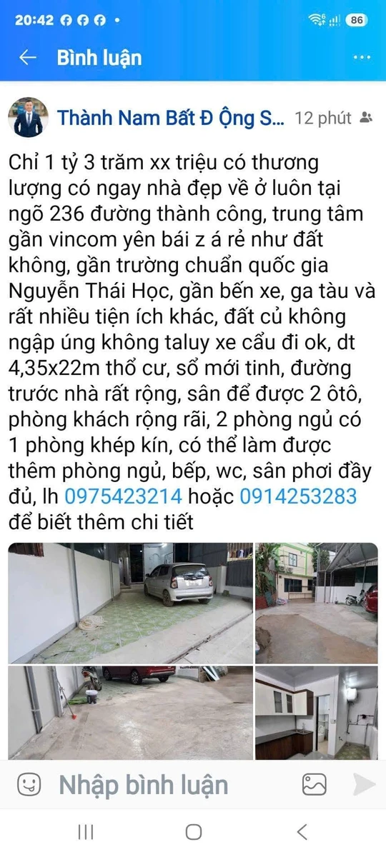 Bán nhà phố 2 phòng ngủ 95.7m² Thành Công, Tân Bình 1.3 tỷ - Ảnh thu nhỏ 3