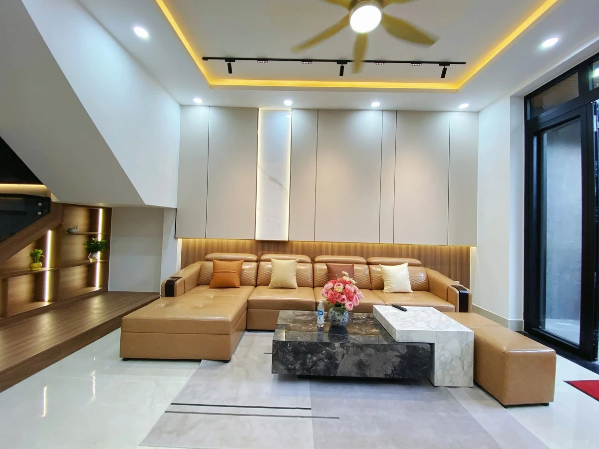 Nhà bán Bình Chánh 100m² full nội thất, sổ hồng - Ảnh thu nhỏ 2