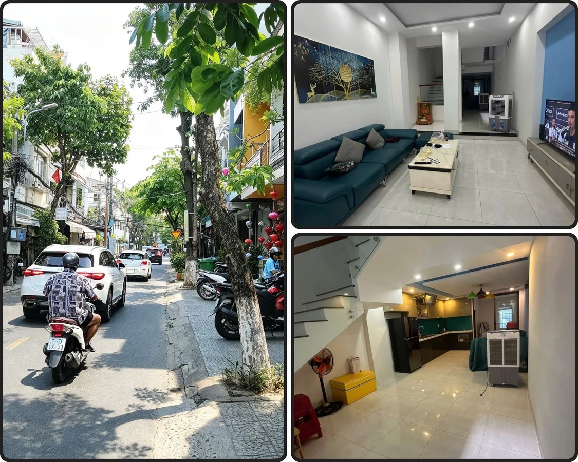 Bán nhà 4 tầng mặt tiền Phan Bội Sơn Trà 91m² 12,8 tỷ - Ảnh 1