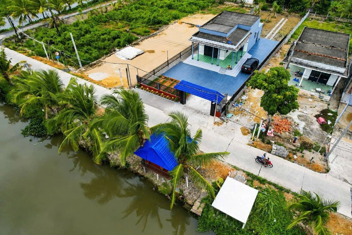 Bán nhà vườn view sông 746m² Bến Lức Tây Ninh - Ảnh thu nhỏ 2