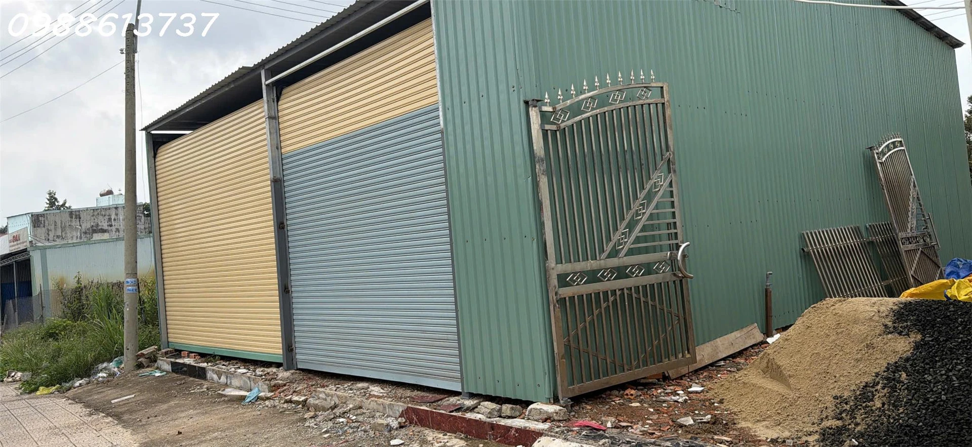 Bán hoặc cho thuê gấp kho, nhà xưởng, đất Số 163, Quốc lộ 14, Tân Thiện, 400m2, giá đầu tư - Ảnh 1