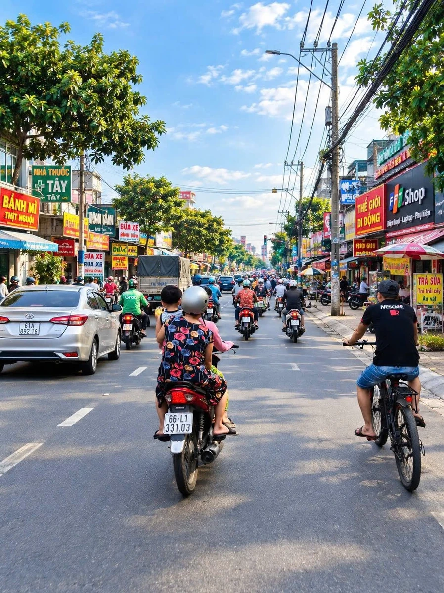 Bán nhà mặt tiền Nguyễn Thị Minh Khai Dĩ An 208m², 8.4 tỷ - Ảnh 1