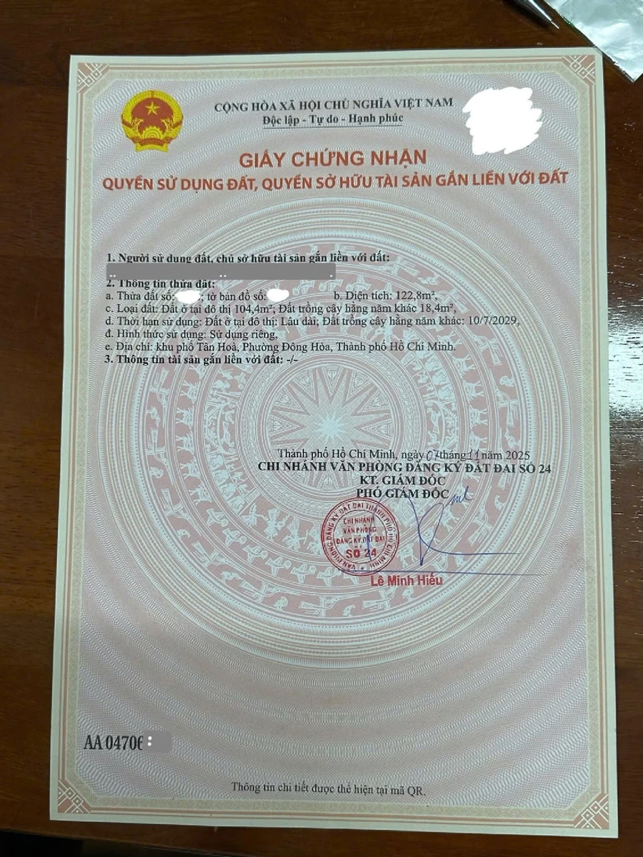 Bán đất 122,8m2 gần Ký Túc Xá Làng Đại Học, Dĩ An - 5,5 tỷ - Ảnh thu nhỏ 5
