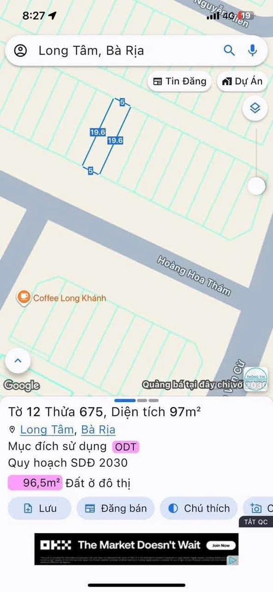 Bán đất mặt tiền Hoàng Hoa Thám, 97m2, 3.39 tỷ, Tam Long - Ảnh thu nhỏ 3