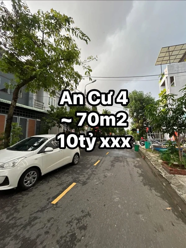 Bán đất mặt tiền An Cư 4, 70m2, 10 tỷ, Đà Nẵng