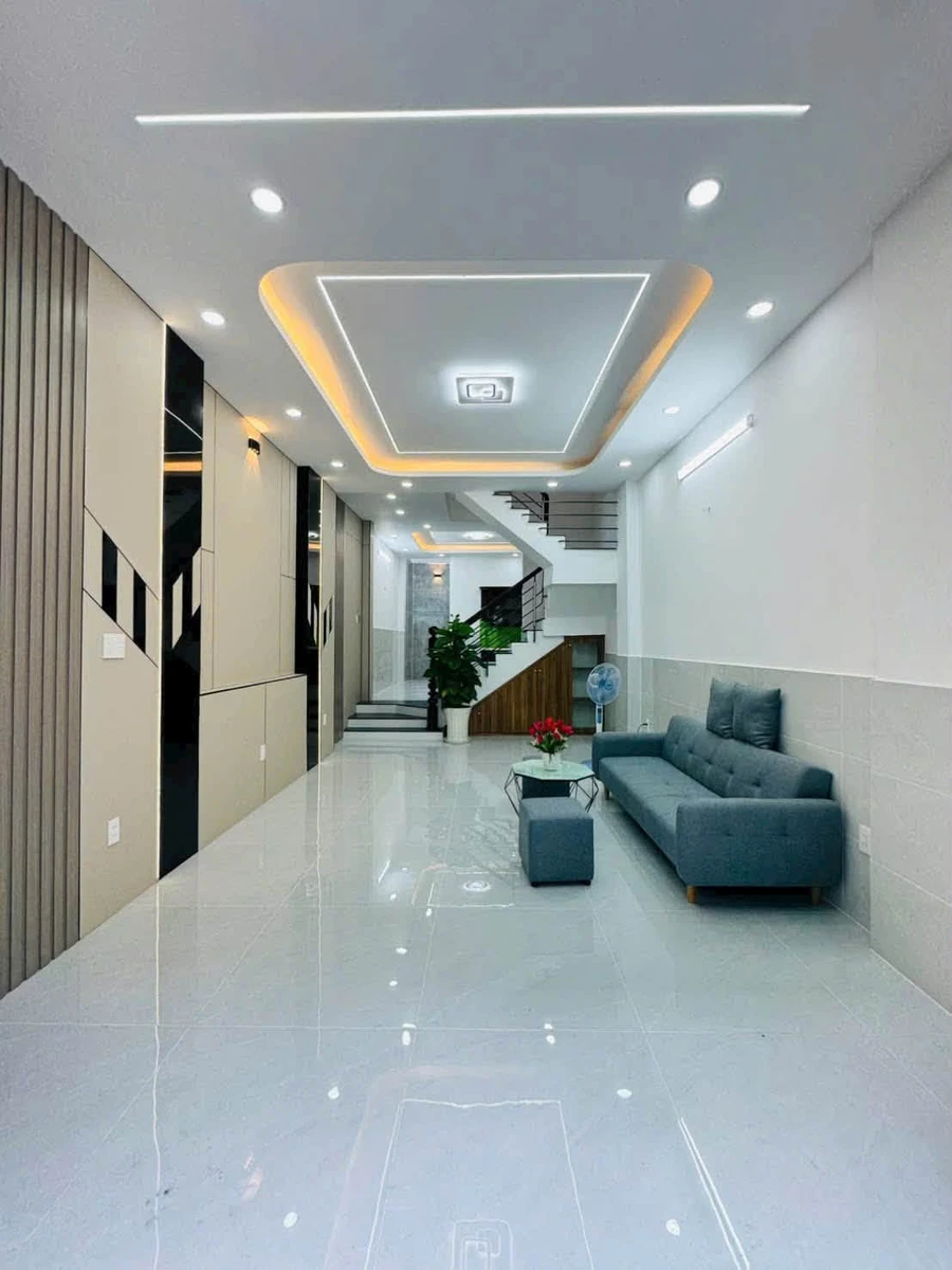 Bán nhà hẻm xe hơi 4x14, 1 trệt 2 lầu sân thượng, 3PN 4WC đường 5D, Bình Tân - Ảnh thu nhỏ 3