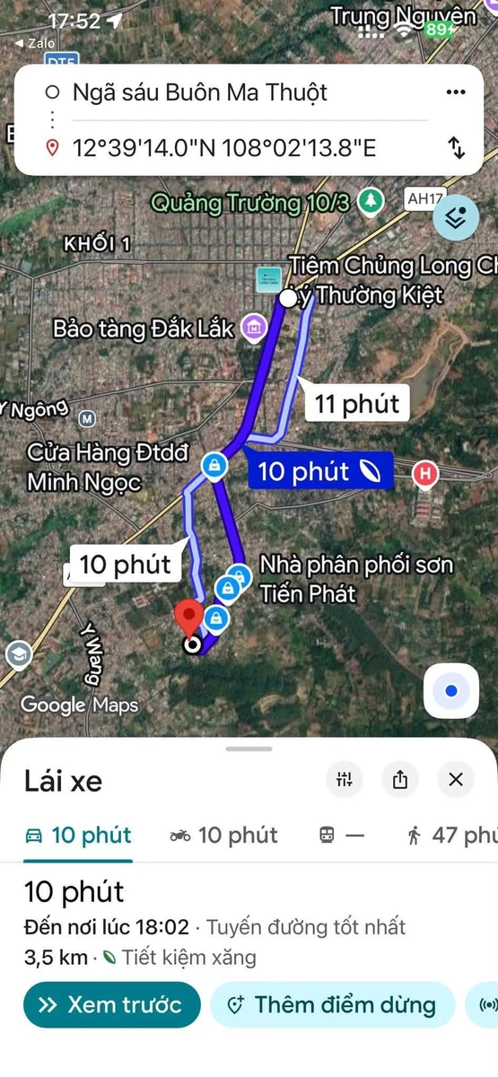Bán lô đất 5x20m hẻm 66 Mai Thị Lựu, Phường Ea Tam, Buôn Ma Thuột giá 450 triệu - Ảnh thu nhỏ 3