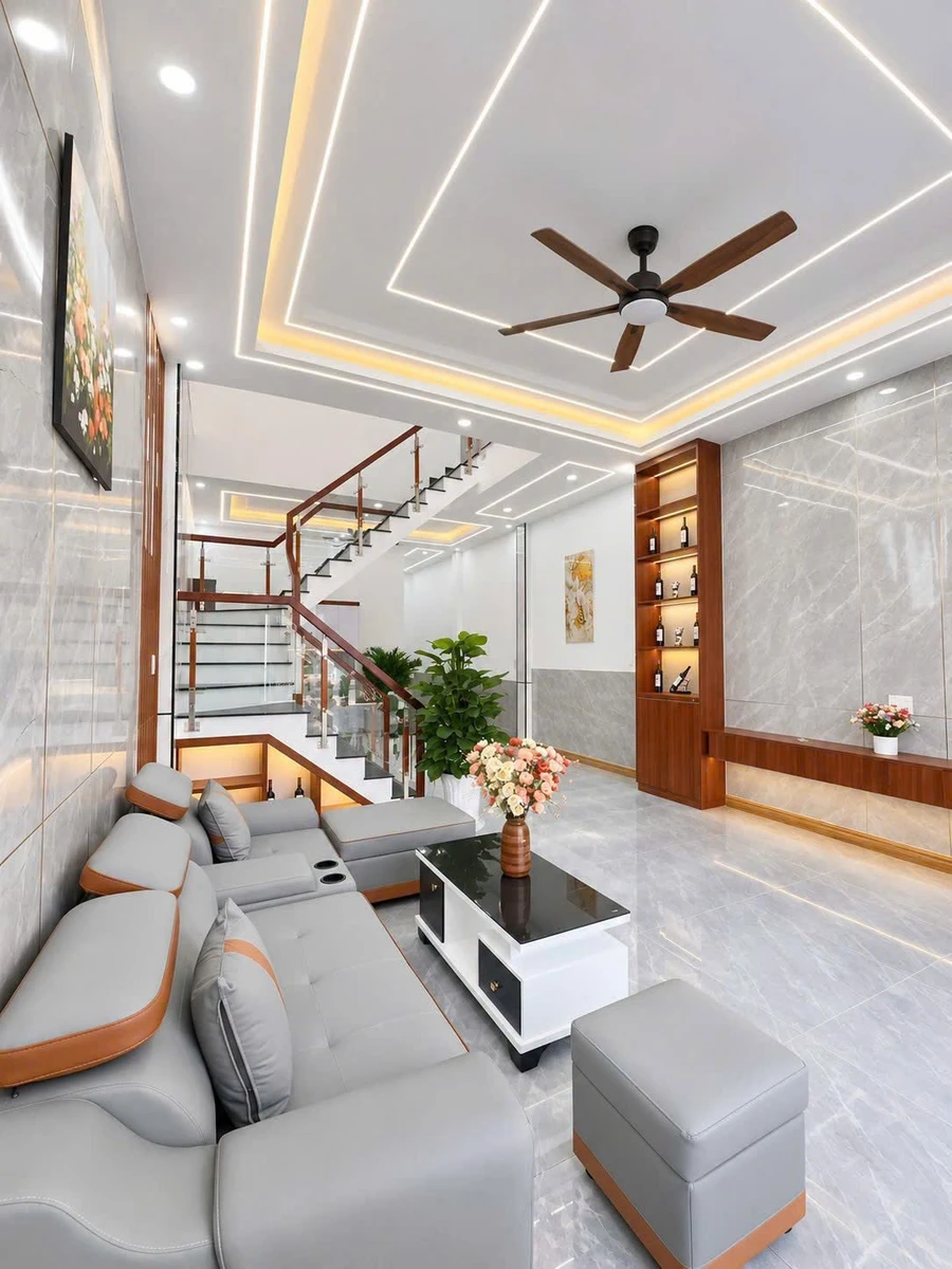 Bán nhà lầu 100m2 gần Changshin-Đồng Khởi 1 tỷ 650 - Ảnh thu nhỏ 3