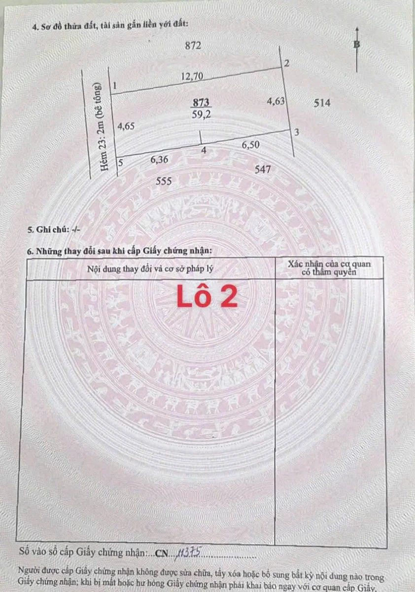 Bán lô đất thổ Phường Long An, Tây Ninh, 59m², 470 triệu - Ảnh 1