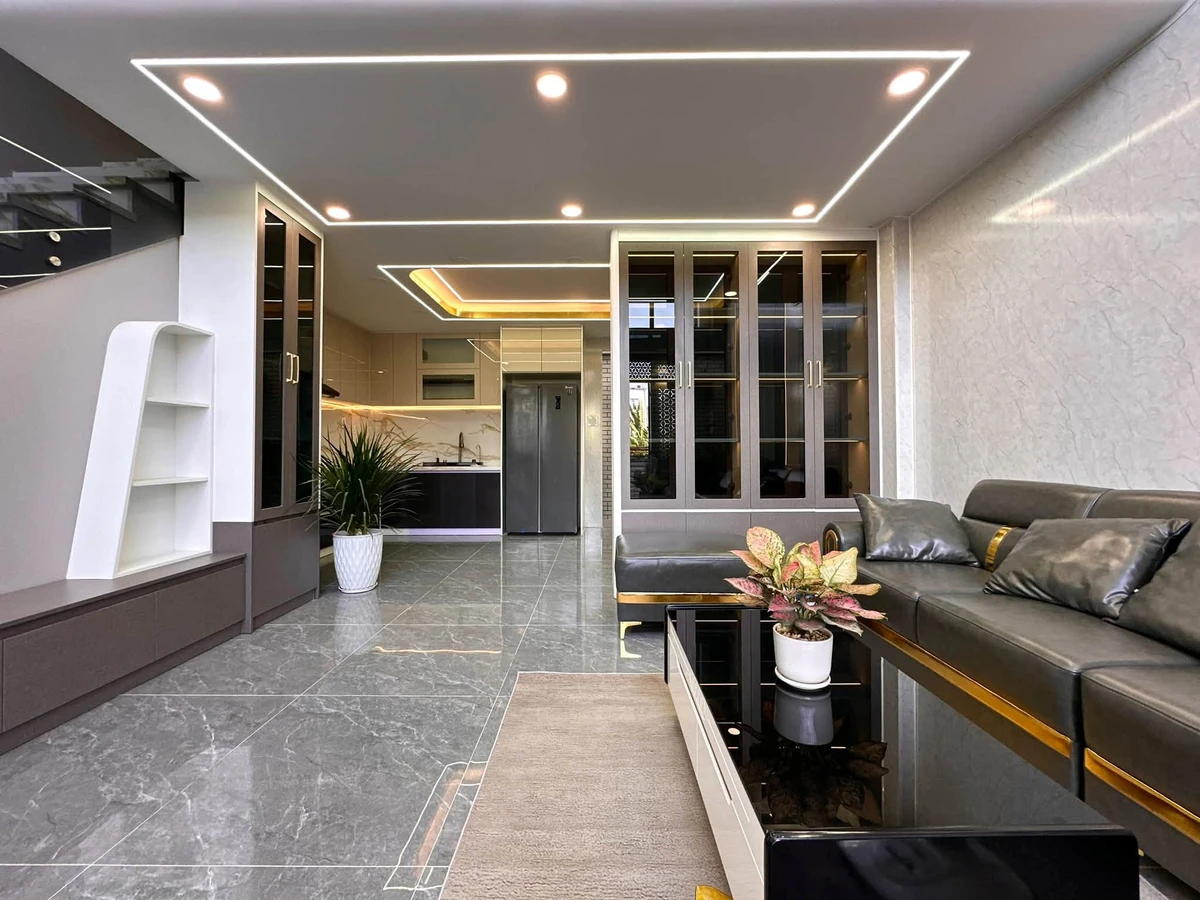 Nhà xây mới Thạnh Lộc 15, 5.5x10m, 5PN, giá 5.63 tỷ - Ảnh thu nhỏ 4