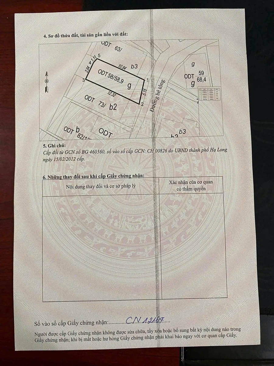 Bán đất ngõ Nguyễn Văn Cừ 58,9m2, Bình Thạnh - Ảnh thu nhỏ 3