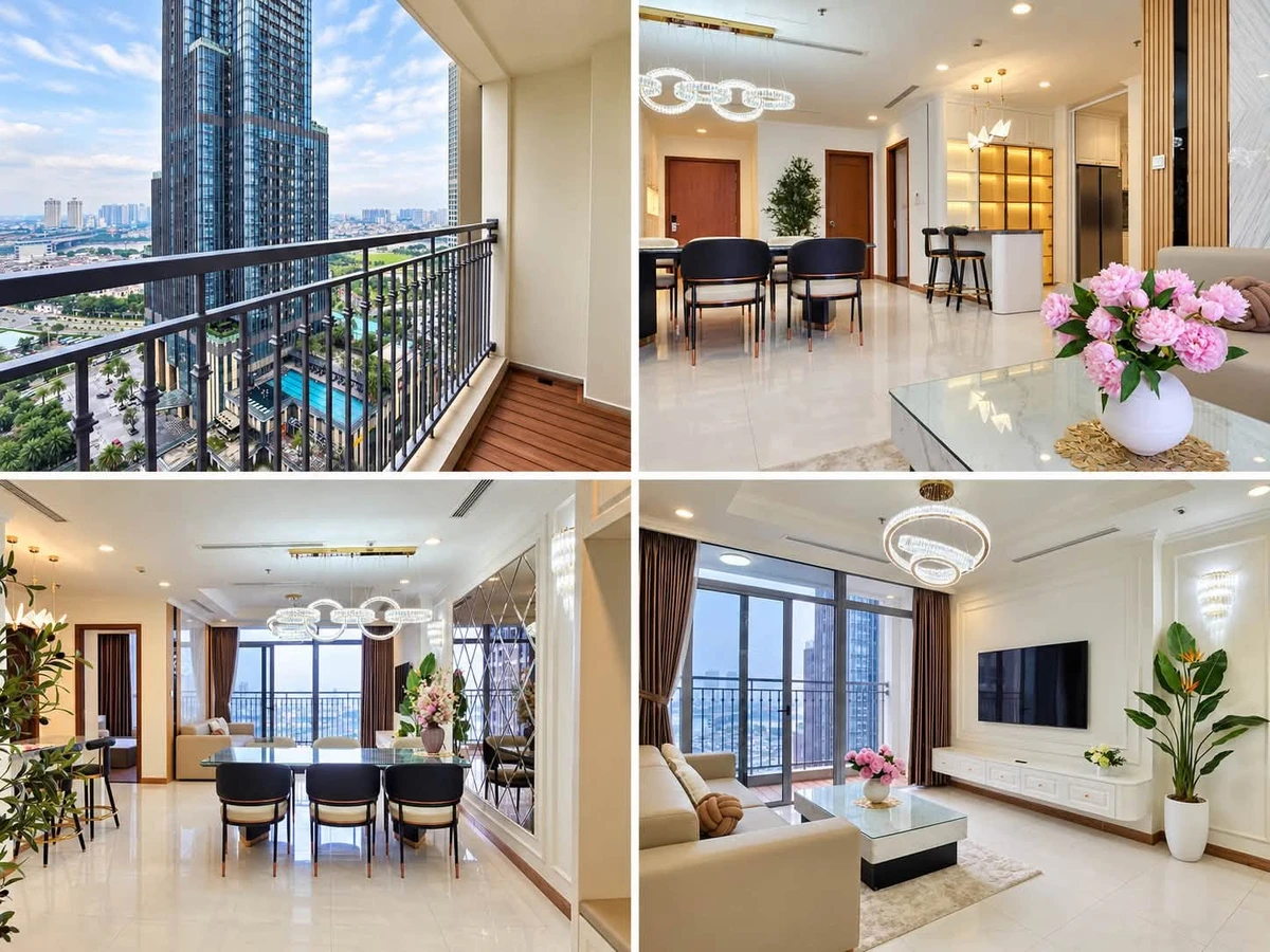Bán căn hộ 3PN 126m2 tòa Landmark 3 Vinhomes Central Park view Landmark 81, giá 22,5 tỷ - Ảnh thu nhỏ 2