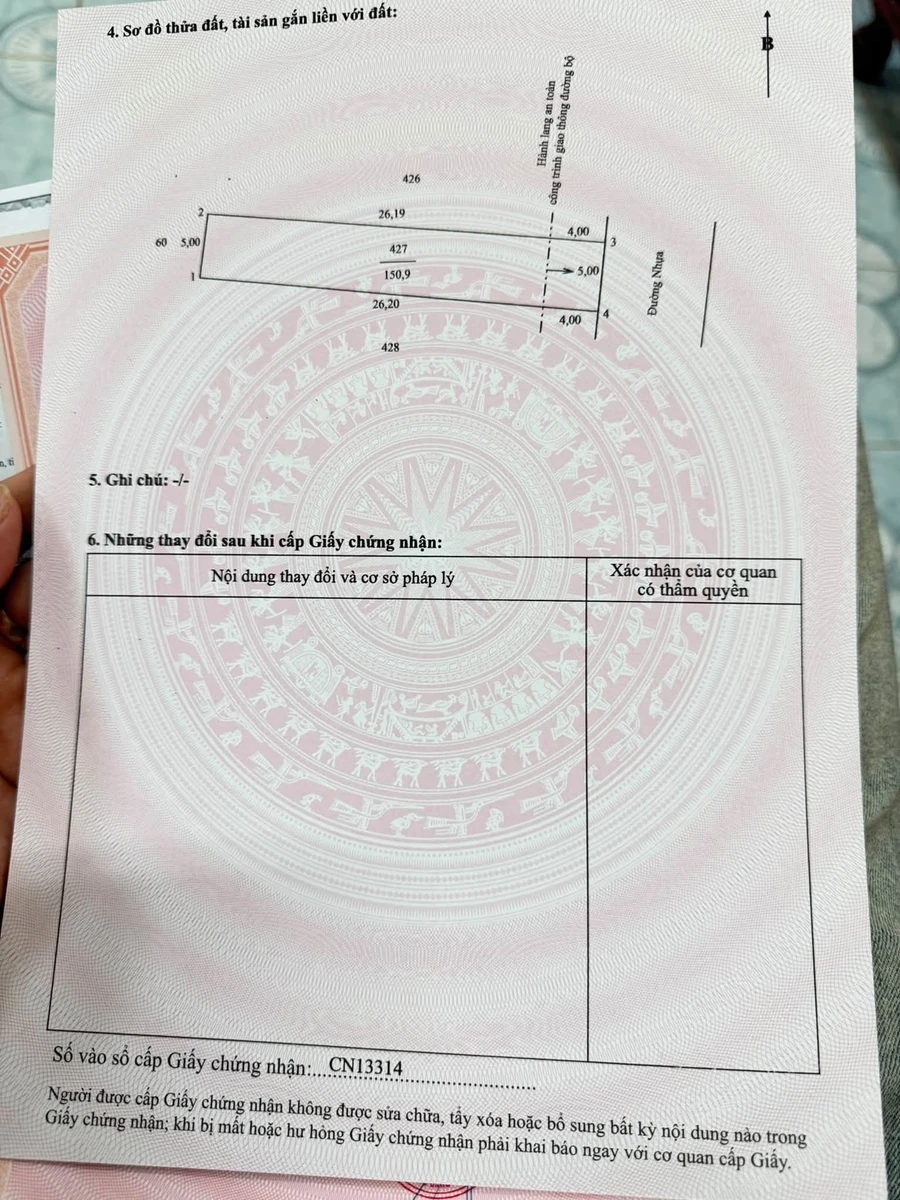 Bán nền đất 150m² full thổ cư Trà Côn Vĩnh Long 250 triệu - Ảnh thu nhỏ 3