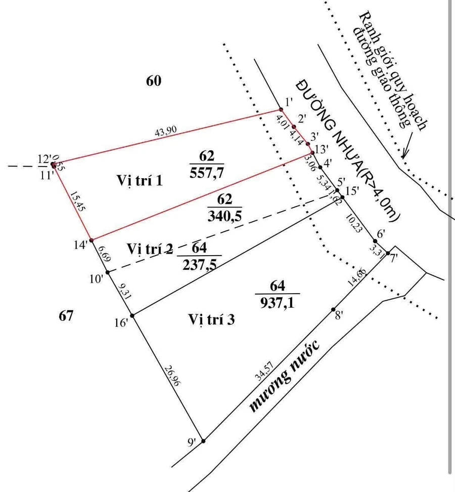 Bán đất 557m2 gần biển Phước Hải 2 tỷ 350 - Ảnh thu nhỏ 4