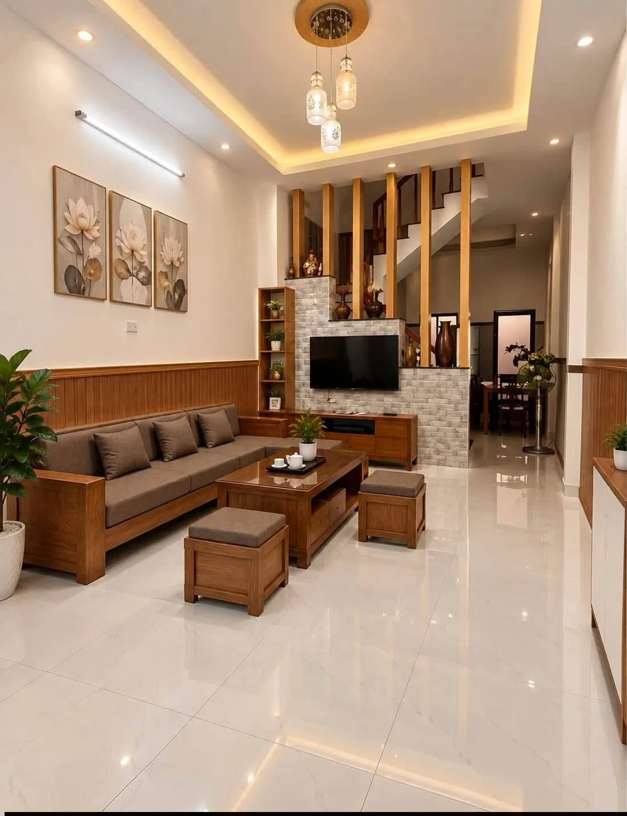 Bán nhà hẻm 3 tầng 105m2 đường Nguyễn Thị Minh Khai, trung tâm Quy Nhơn - Ảnh 1