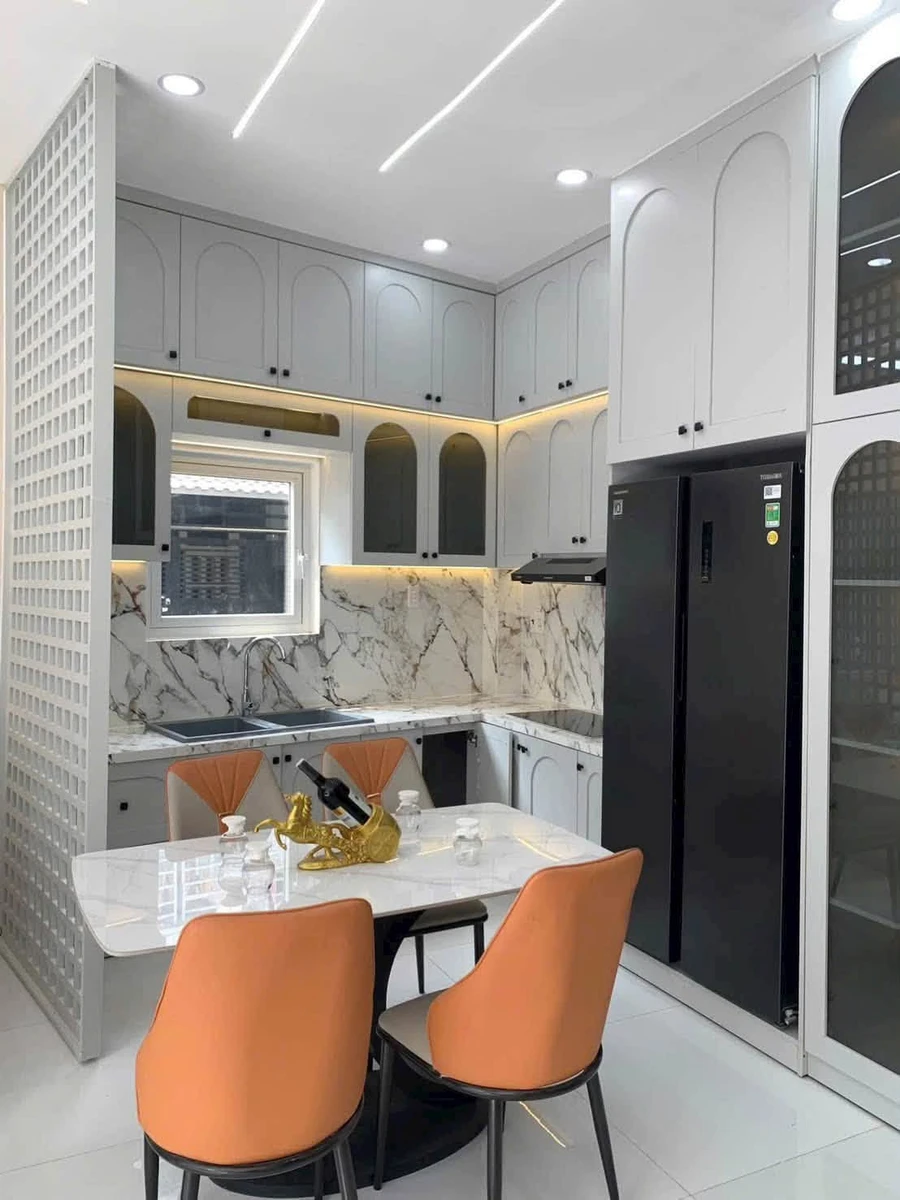 Bán nhà 4 tầng lô góc 55m2, 4PN, đường 7m Huỳnh Tấn Phát, Nhà Bè - Ảnh thu nhỏ 5