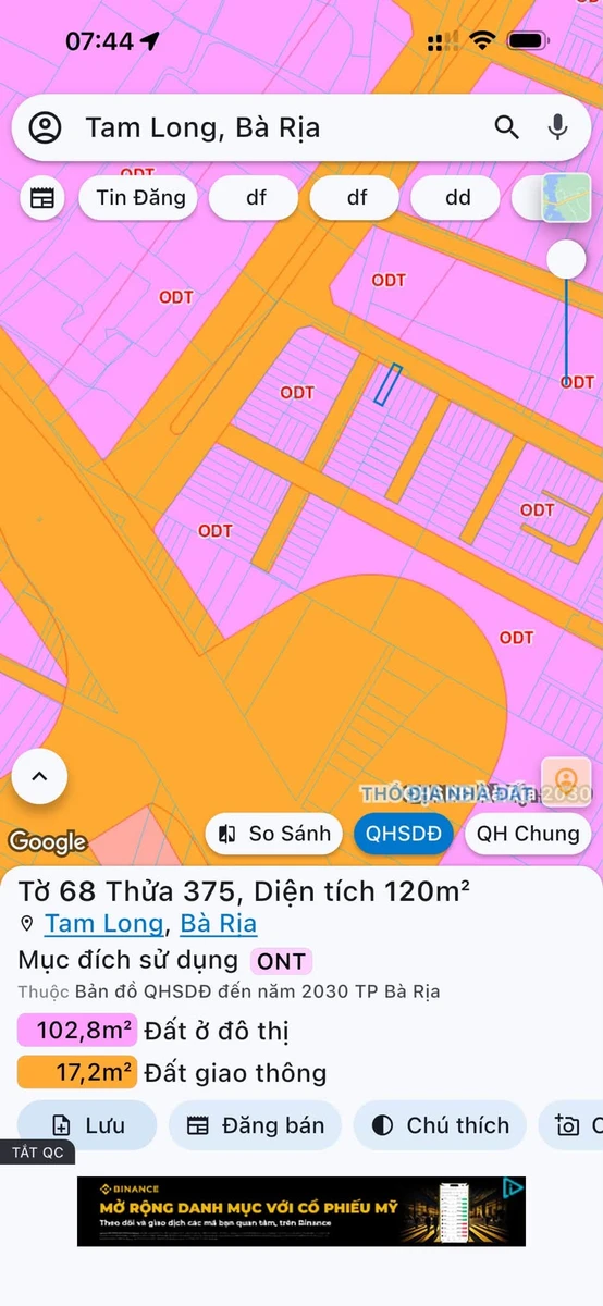 Bán đất Hòa Long 125m² mặt tiền đường số 13, gần cao tốc - Ảnh thu nhỏ 3
