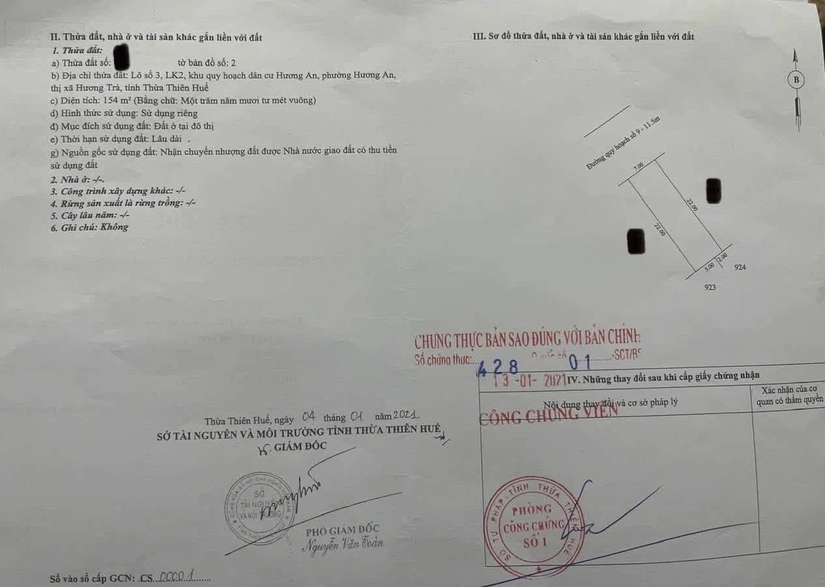 Bán đất 154m2 khu Hương An, Ân Nam, giá 14,5 triệu/m2 - Ảnh thu nhỏ 4