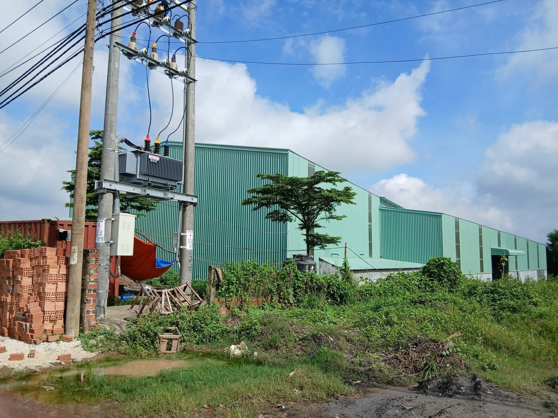 Cho thuê nhà xưởng 1500m2 tại ấp Phú Sơn, xã Bình Minh, Đồng Nai, giá 65 triệu/tháng - Ảnh 1